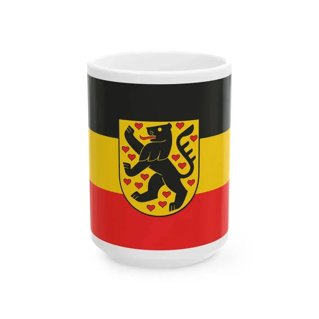 Flag of Weimar Germany - White Coffee Mug 15oz - Go Mug Yourself