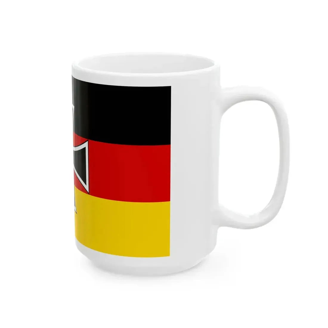 Flag of Weimar Republic defence minister 1919 (Germany) White Coffee Mug - Go Mug Yourself