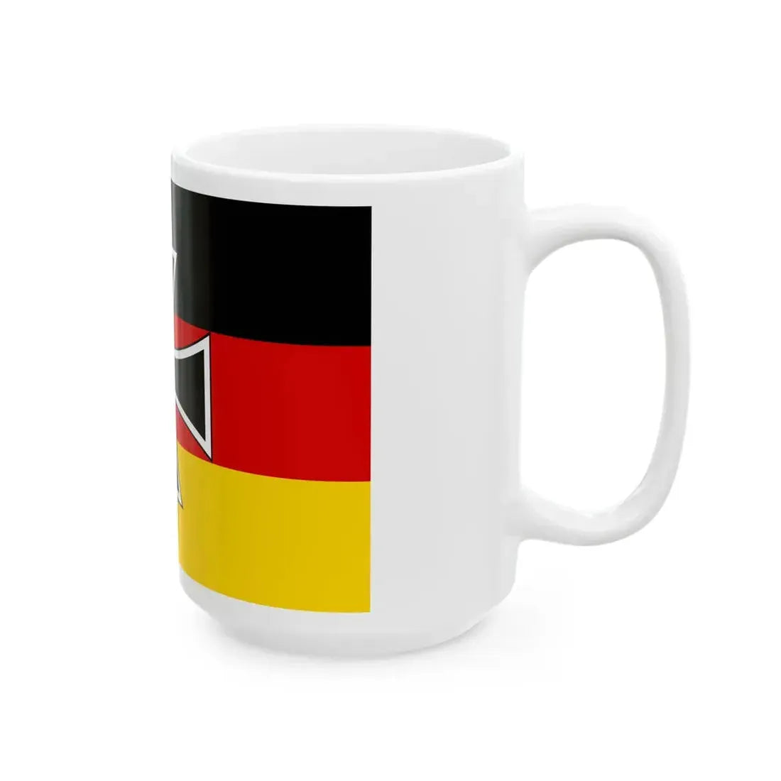 Flag of Weimar Republic defence minister 1921 (Germany) White Coffee Mug - Go Mug Yourself