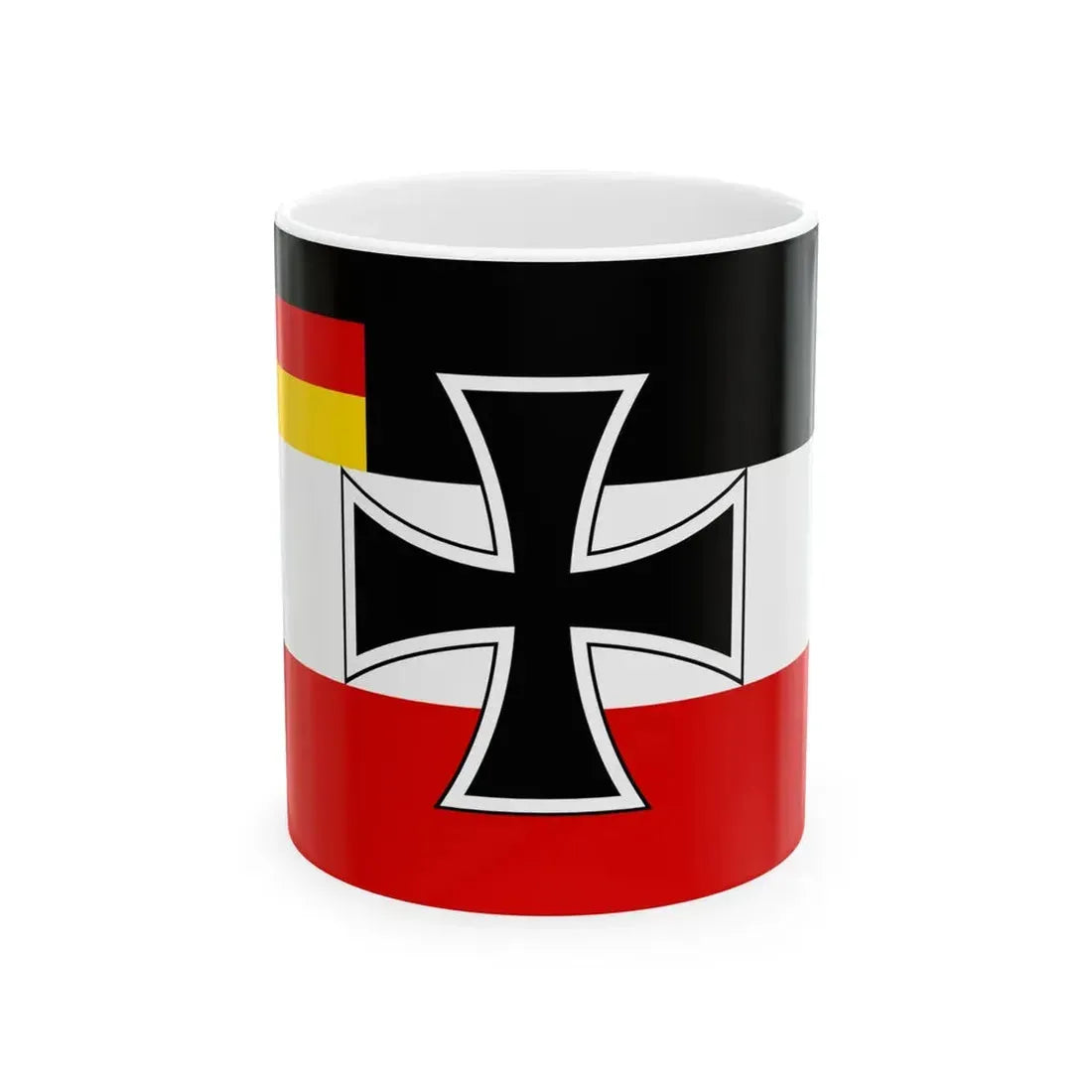 Flag of Weimar Republic jack 1919 proposed (Germany) White Coffee Mug 11oz - Go Mug Yourself