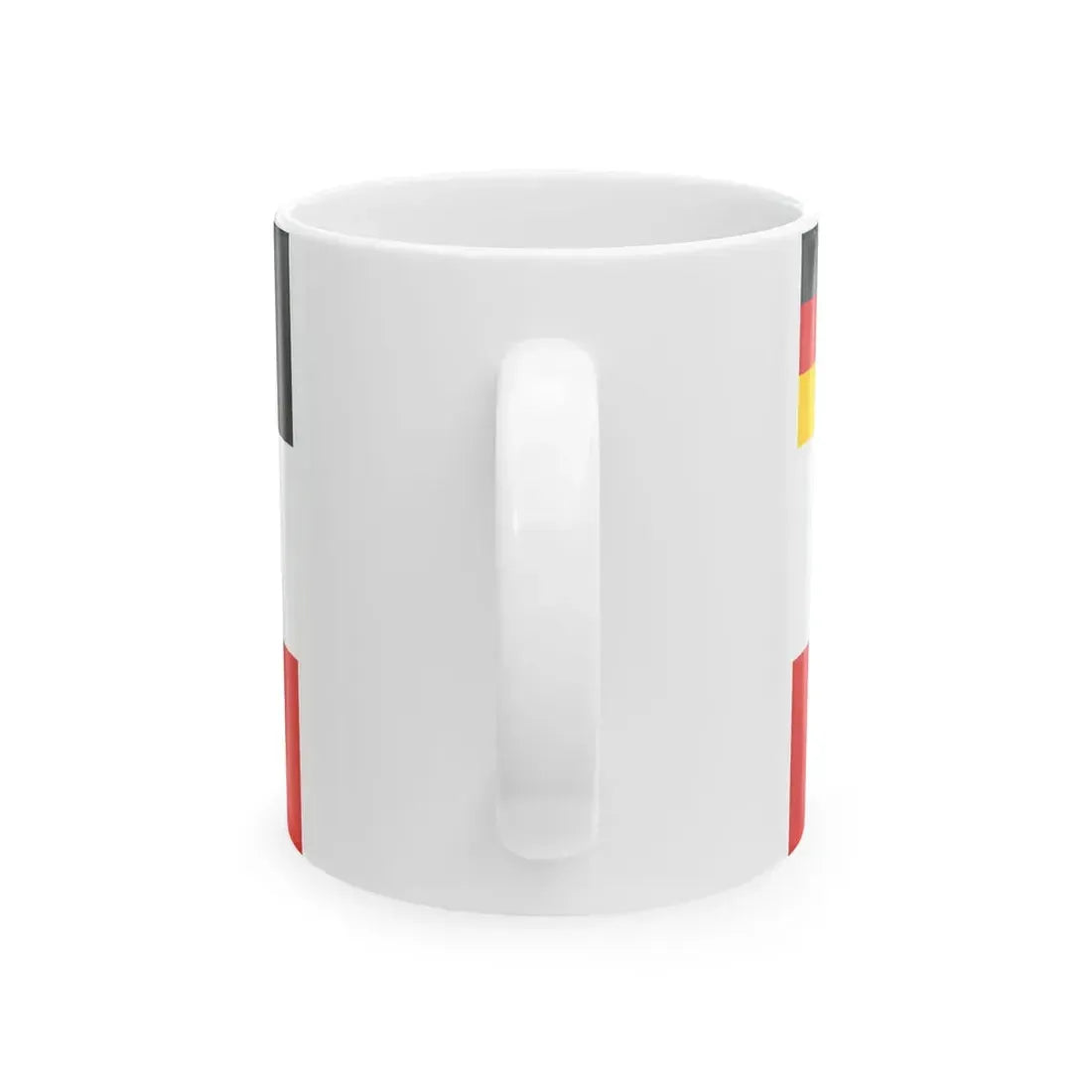 Flag of Weimar Republic jack 1919 proposed (Germany) White Coffee Mug - Go Mug Yourself