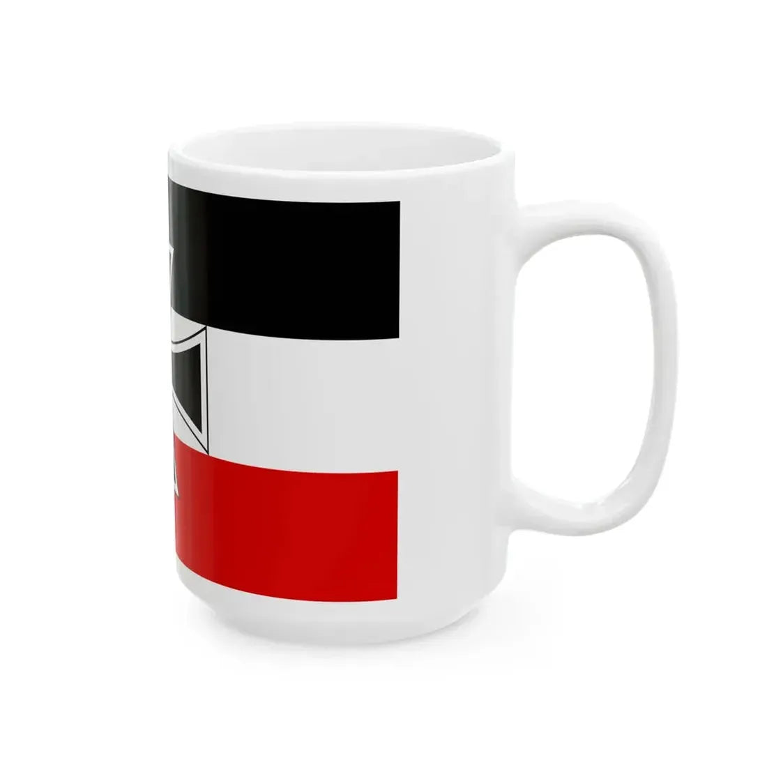 Flag of Weimar Republic jack 1919 proposed (Germany) White Coffee Mug - Go Mug Yourself
