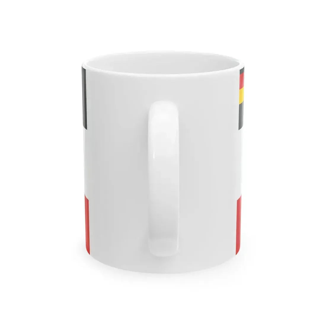Flag of Weimar Republic merchantcross (Germany) White Coffee Mug - Go Mug Yourself
