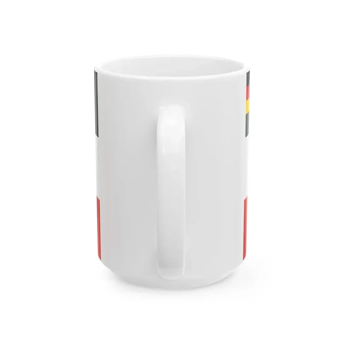Flag of Weimar Republic merchantcross (Germany) White Coffee Mug - Go Mug Yourself