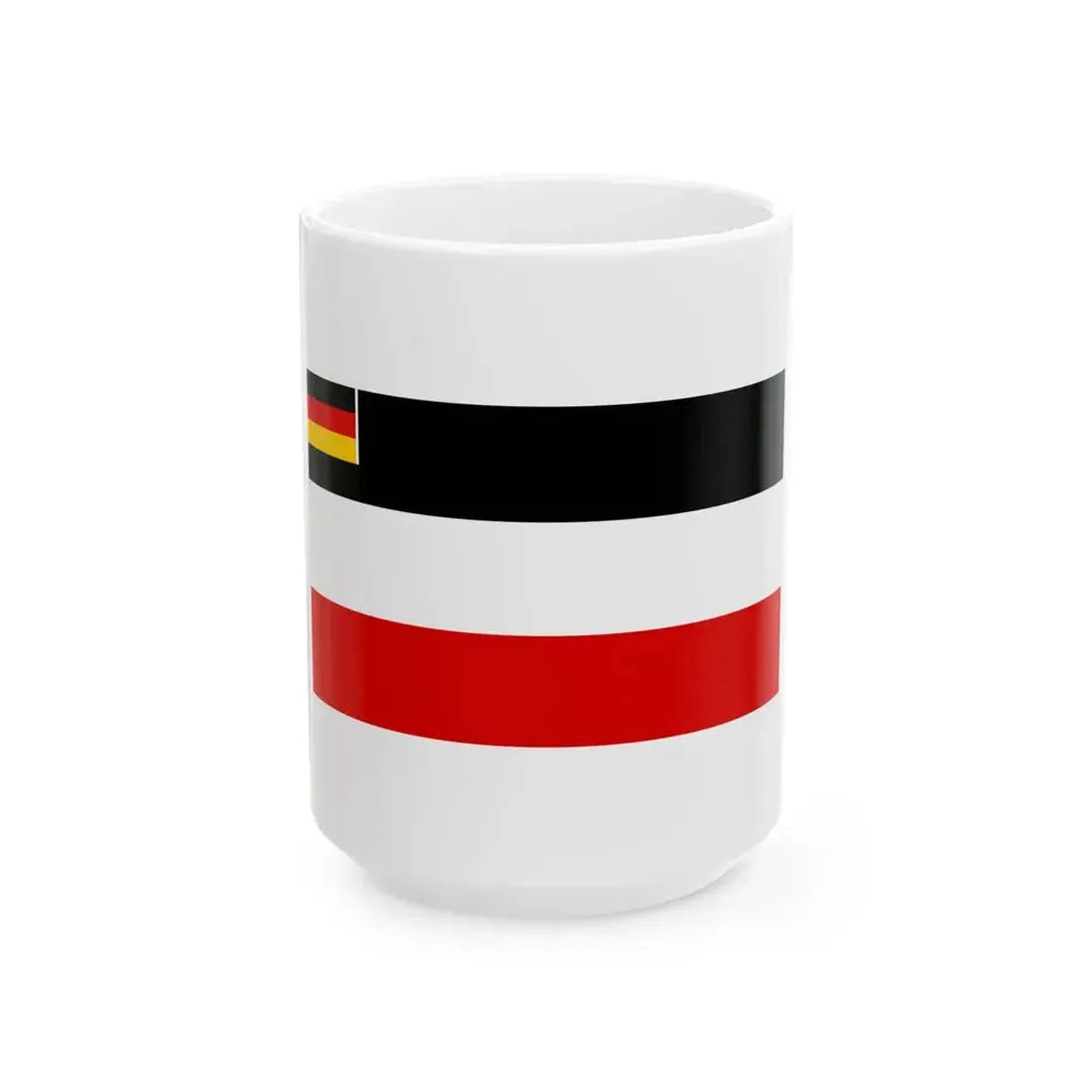 Flag of Weimar Republic pilot (Germany) White Coffee Mug 15oz - Go Mug Yourself