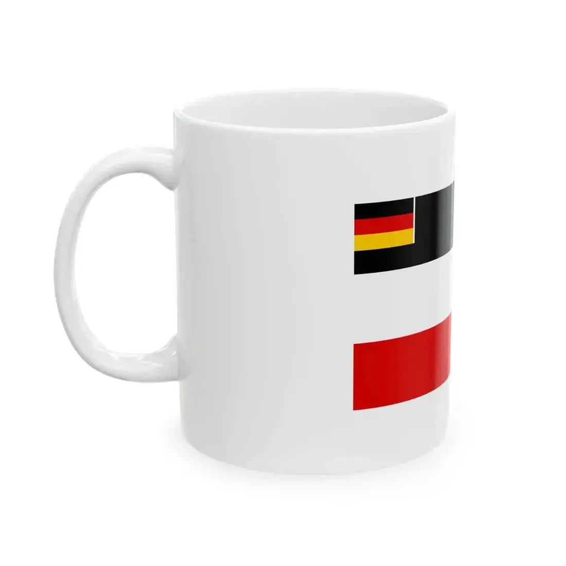 Flag of Weimar Republic pilot (Germany) White Coffee Mug - Go Mug Yourself