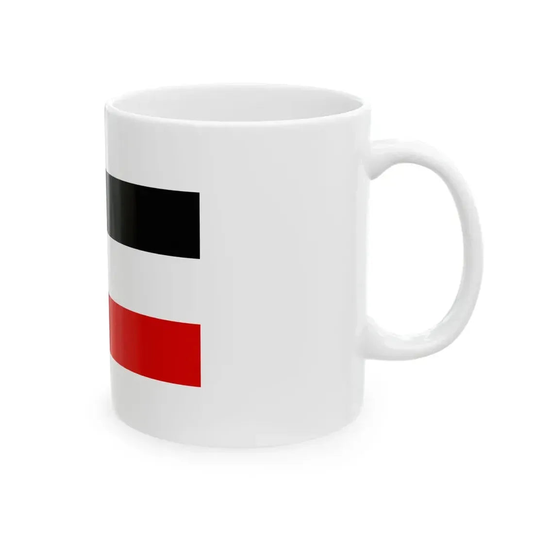 Flag of Weimar Republic pilot (Germany) White Coffee Mug - Go Mug Yourself