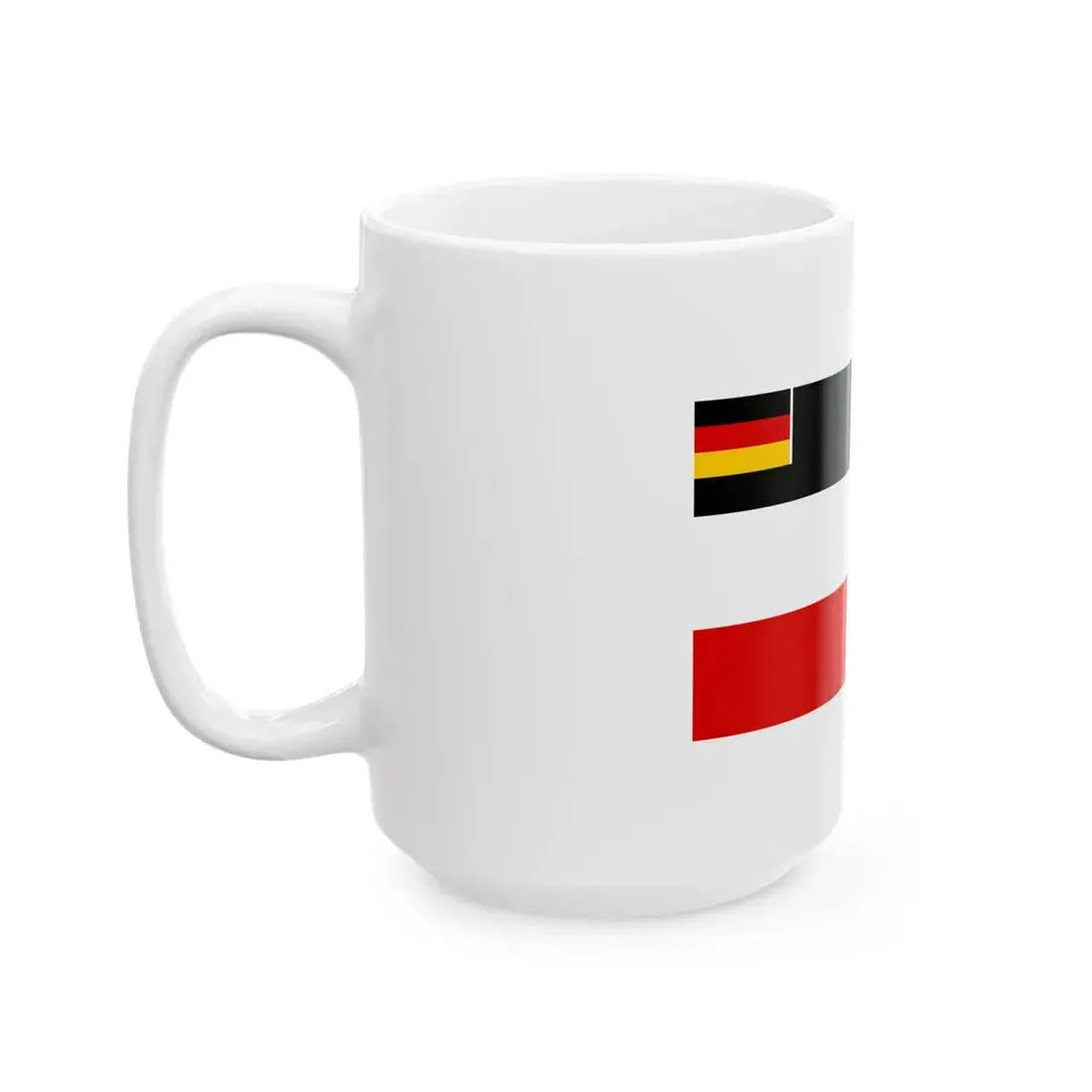 Flag of Weimar Republic pilot (Germany) White Coffee Mug - Go Mug Yourself