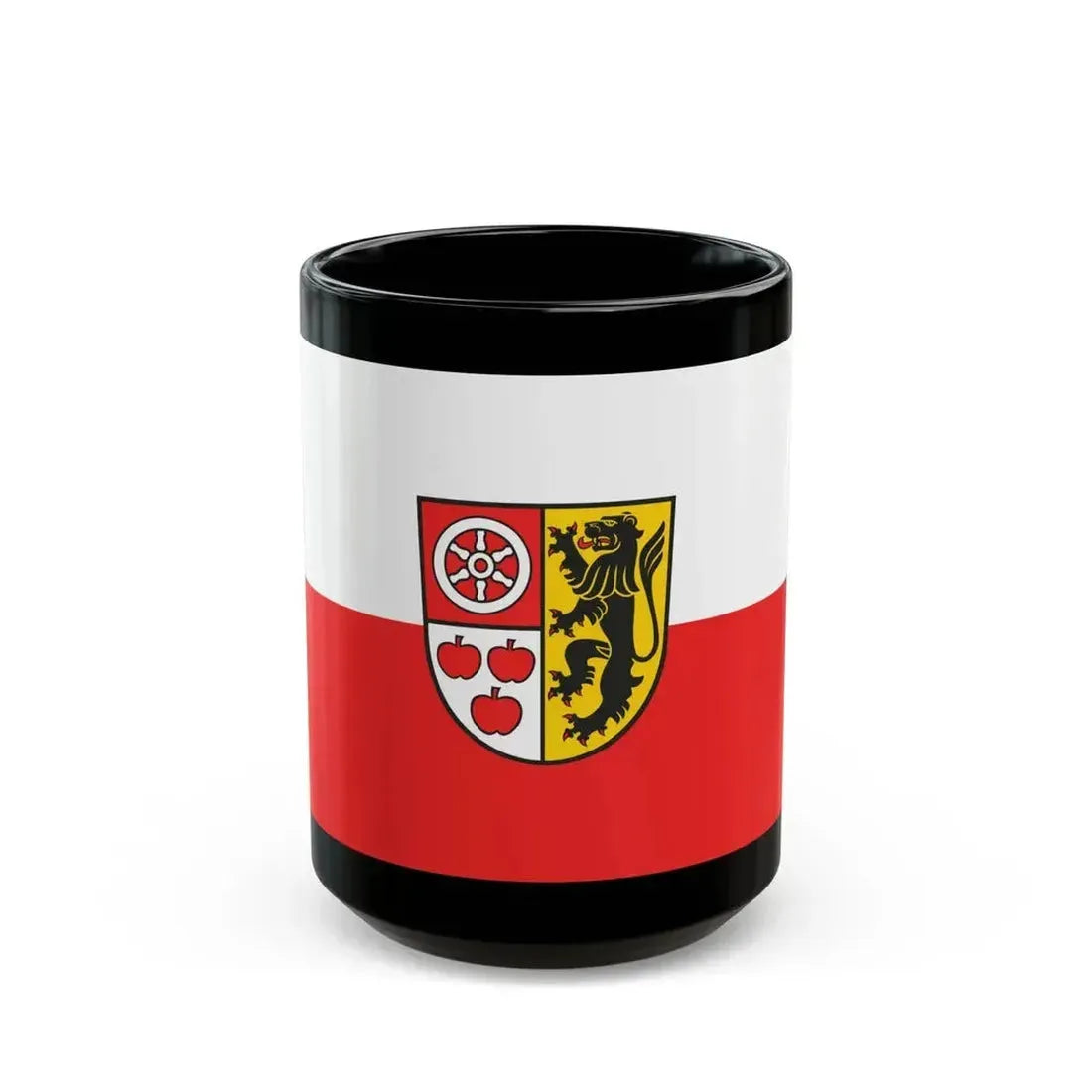 Flag of Weimarer Land Germany - Black Coffee Mug 15oz - Go Mug Yourself