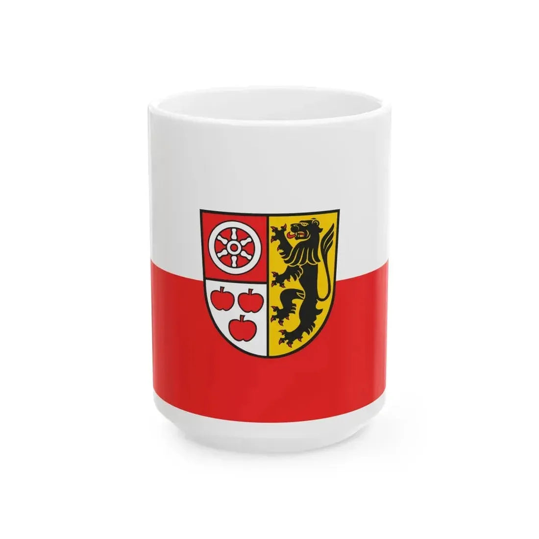 Flag of Weimarer Land Germany - White Coffee Mug 15oz - Go Mug Yourself