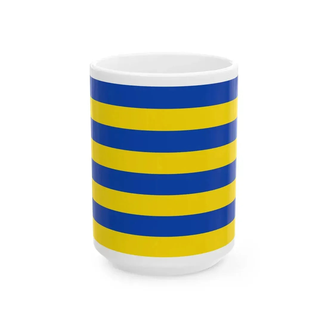 Flag of Wellen (Belgium) White Coffee Mug 15oz - Go Mug Yourself