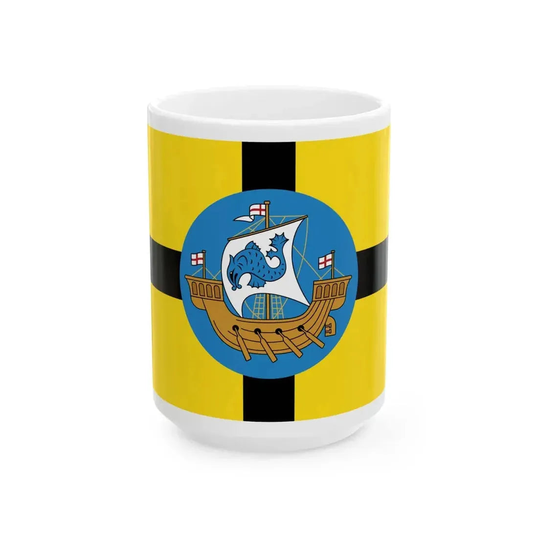 Flag of Wellington City New Zealand (New Zealand) White Coffee Mug 15oz - Go Mug Yourself