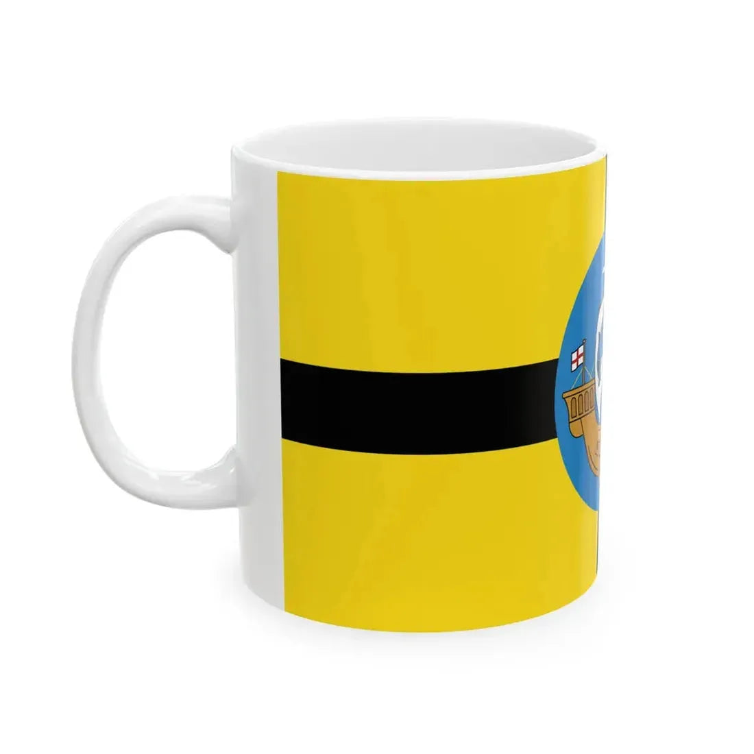 Flag of Wellington City New Zealand (New Zealand) White Coffee Mug - Go Mug Yourself