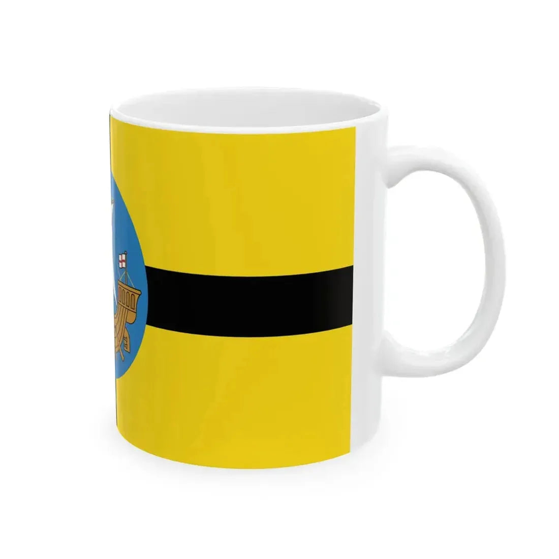 Flag of Wellington City New Zealand (New Zealand) White Coffee Mug - Go Mug Yourself