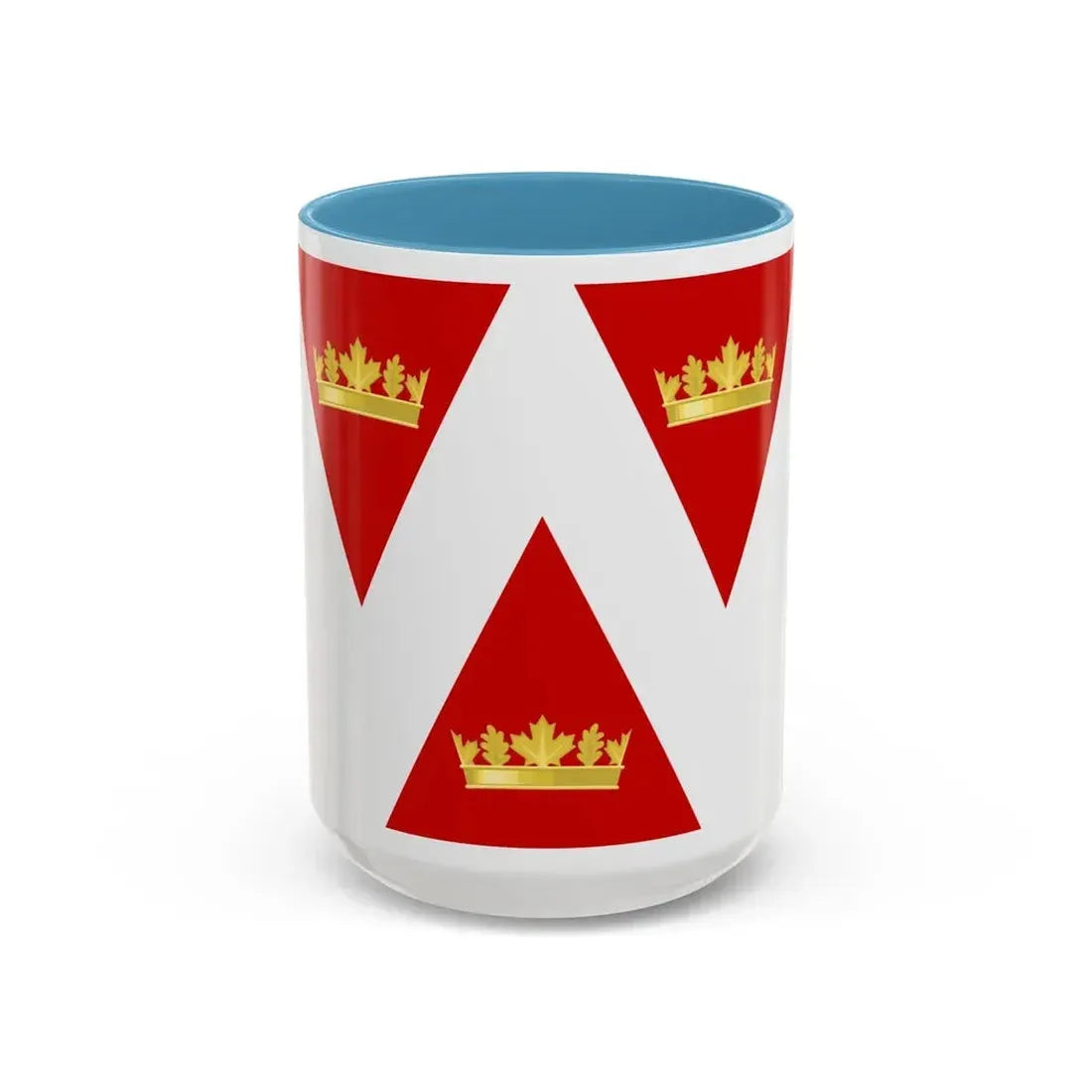 Flag of Wellington Ontario Canada - Accent Coffee Mug 15oz Light Blue - Go Mug Yourself