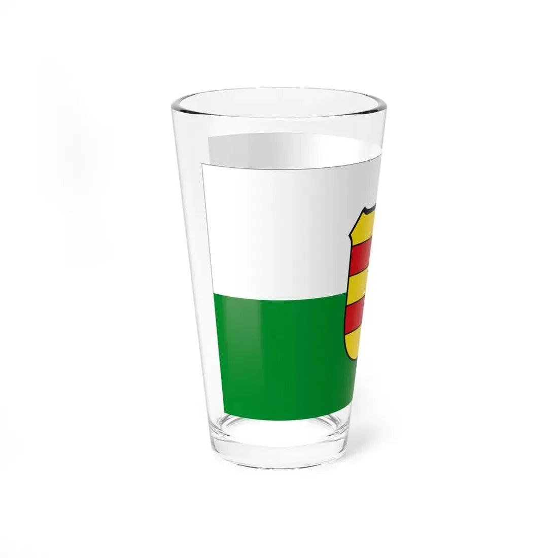 Flag of Wesermarsch Germany - Pint Glass 16oz - Go Mug Yourself