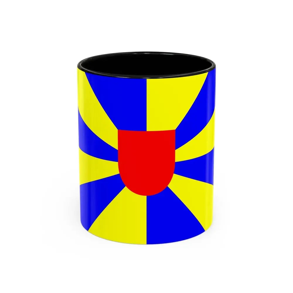 Flag of West Flanders Belgium - Accent Coffee Mug 11oz Black - Go Mug Yourself