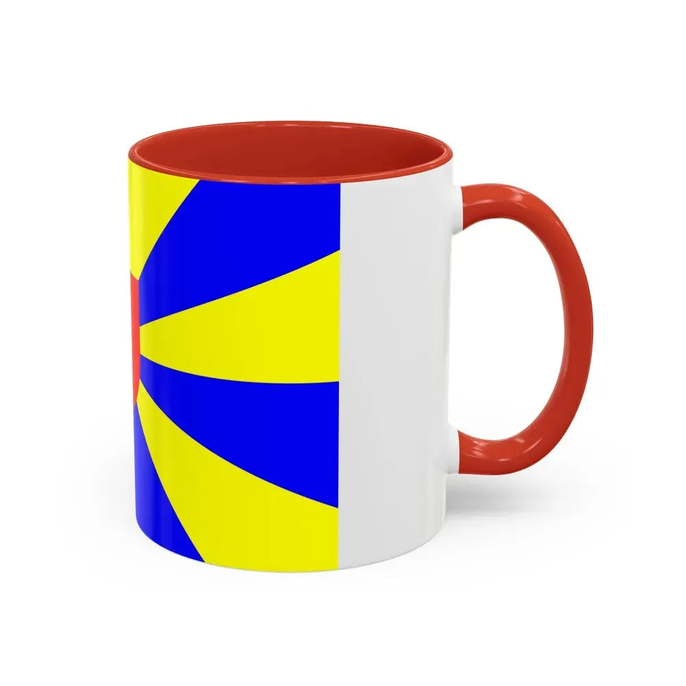 Flag of West Flanders Belgium - Accent Coffee Mug - Go Mug Yourself