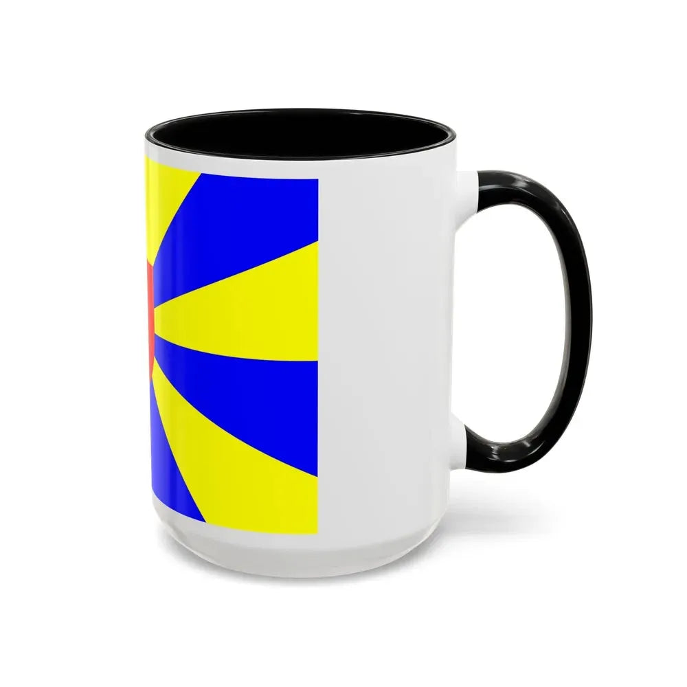 Flag of West Flanders Belgium - Accent Coffee Mug - Go Mug Yourself