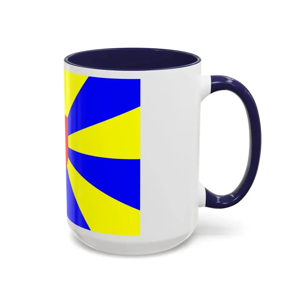 Flag of West Flanders Belgium - Accent Coffee Mug - Go Mug Yourself
