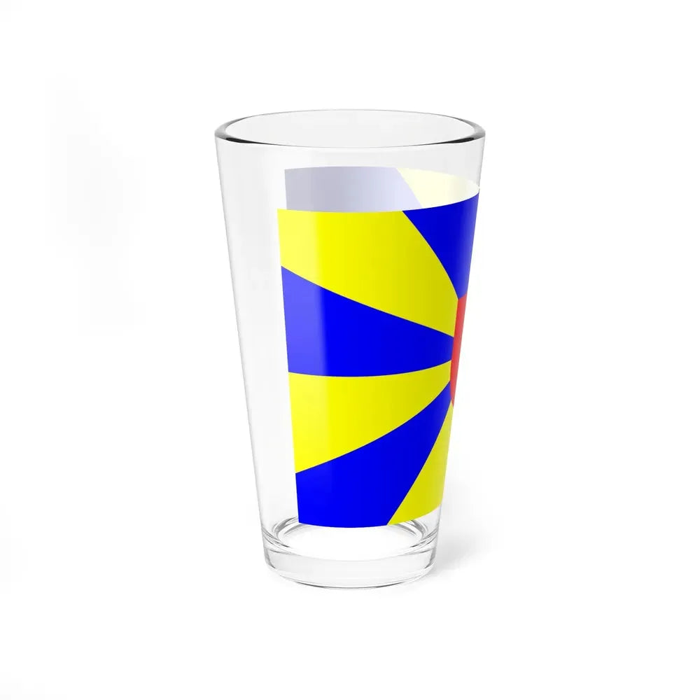 Flag of West Flanders Belgium - Pint Glass 16oz - Go Mug Yourself