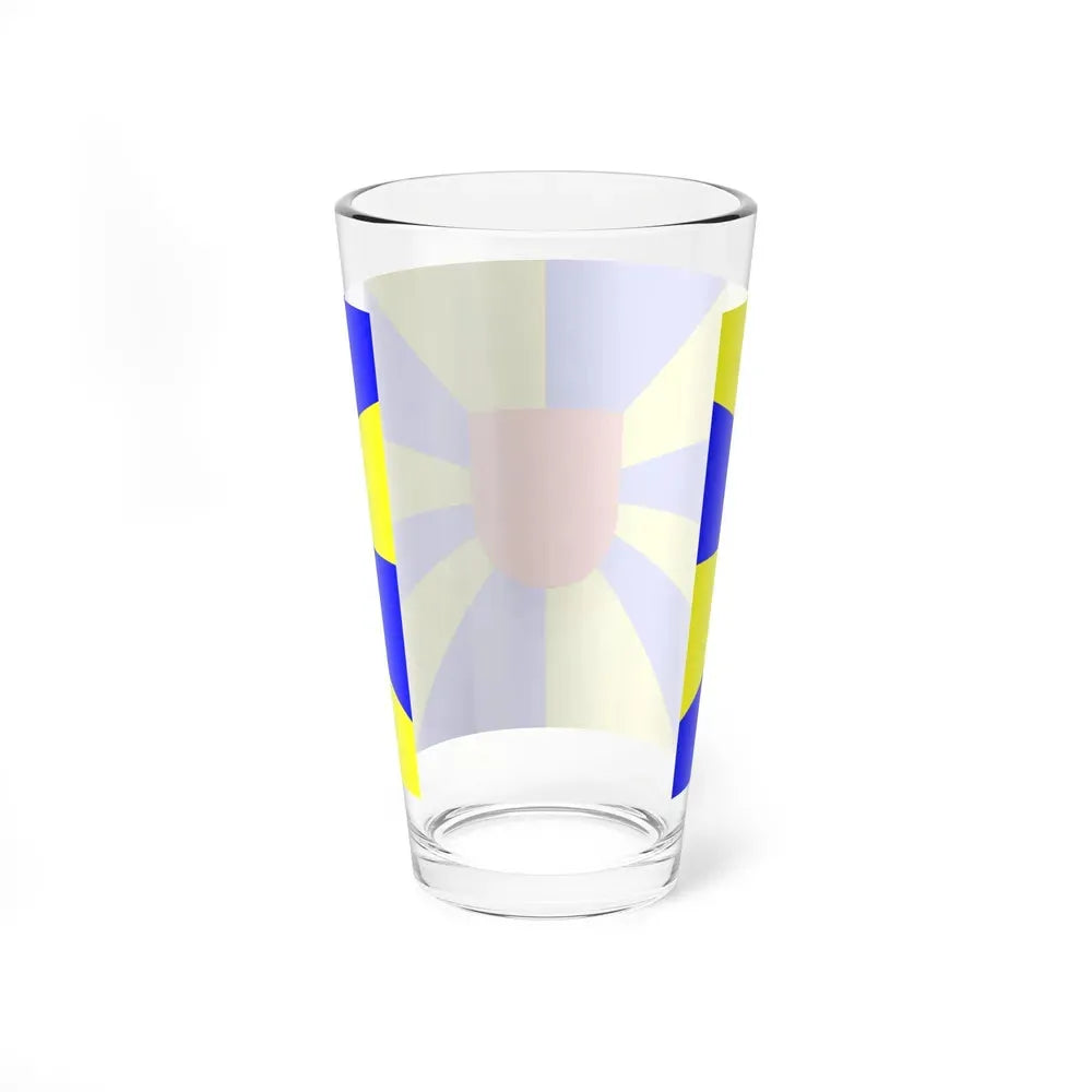 Flag of West Flanders Belgium - Pint Glass 16oz - Go Mug Yourself