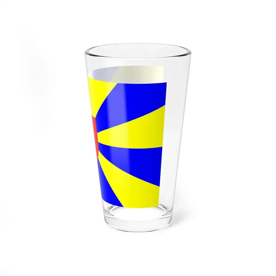 Flag of West Flanders Belgium - Pint Glass 16oz - Go Mug Yourself