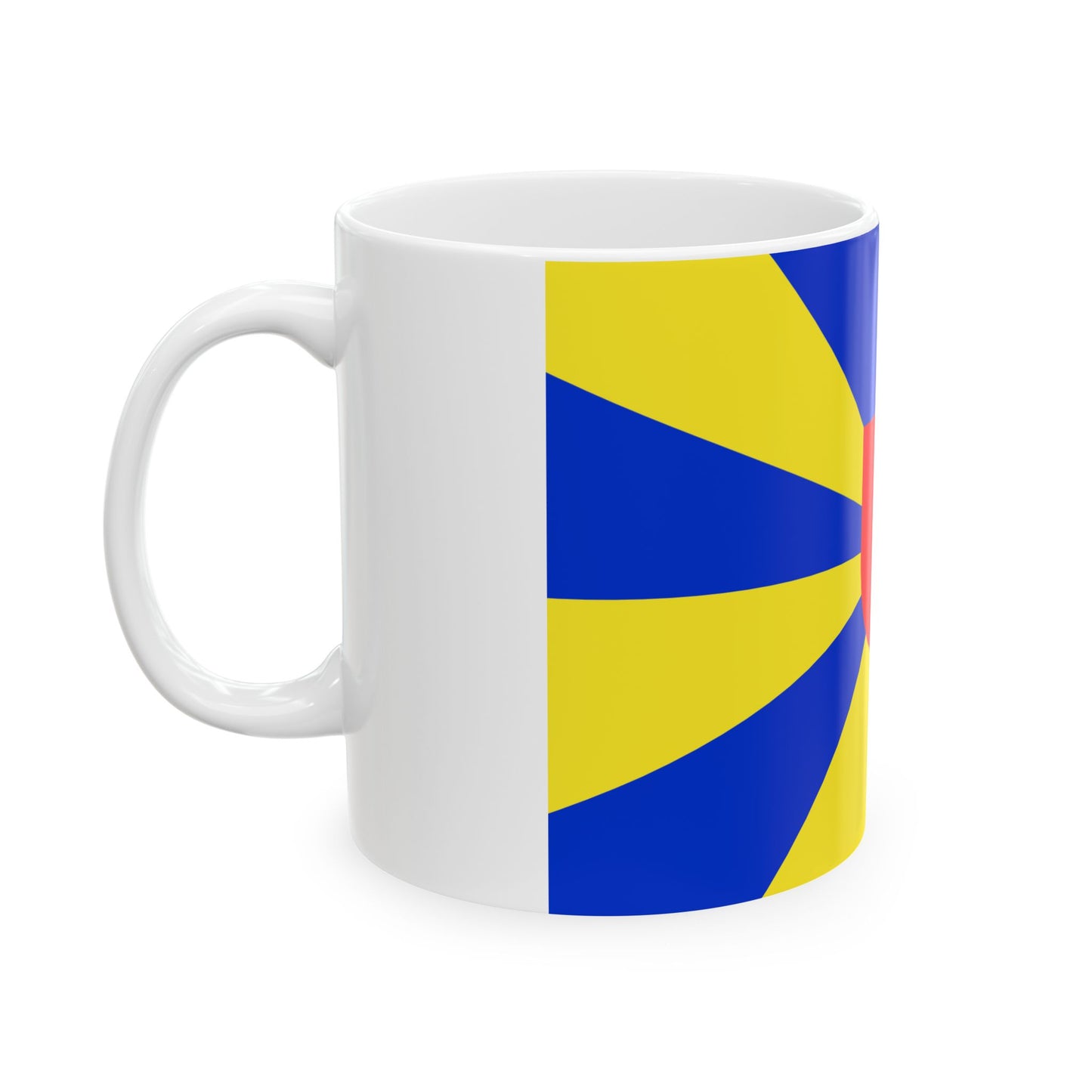 Flag of West Flanders (Belgium) White Coffee Mug-Go Mug Yourself