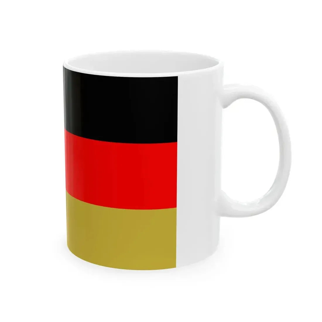 Flag of West Germany Flag of Germany 1990-1996 (Germany) White Coffee Mug - Go Mug Yourself