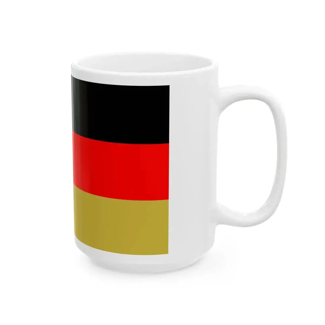 Flag of West Germany Flag of Germany 1990-1996 (Germany) White Coffee Mug - Go Mug Yourself