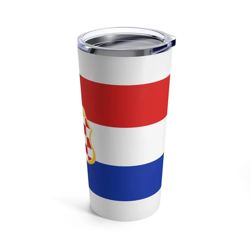 Flag of West Herzegovina Canton Bosnia and Herzegovina - Tumbler 20oz - Go Mug Yourself