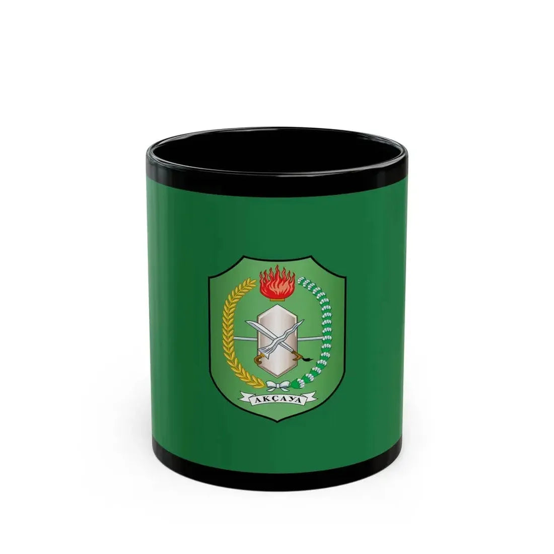 Flag of West Kalimantan Indonesia - Black Coffee Mug 11oz - Go Mug Yourself