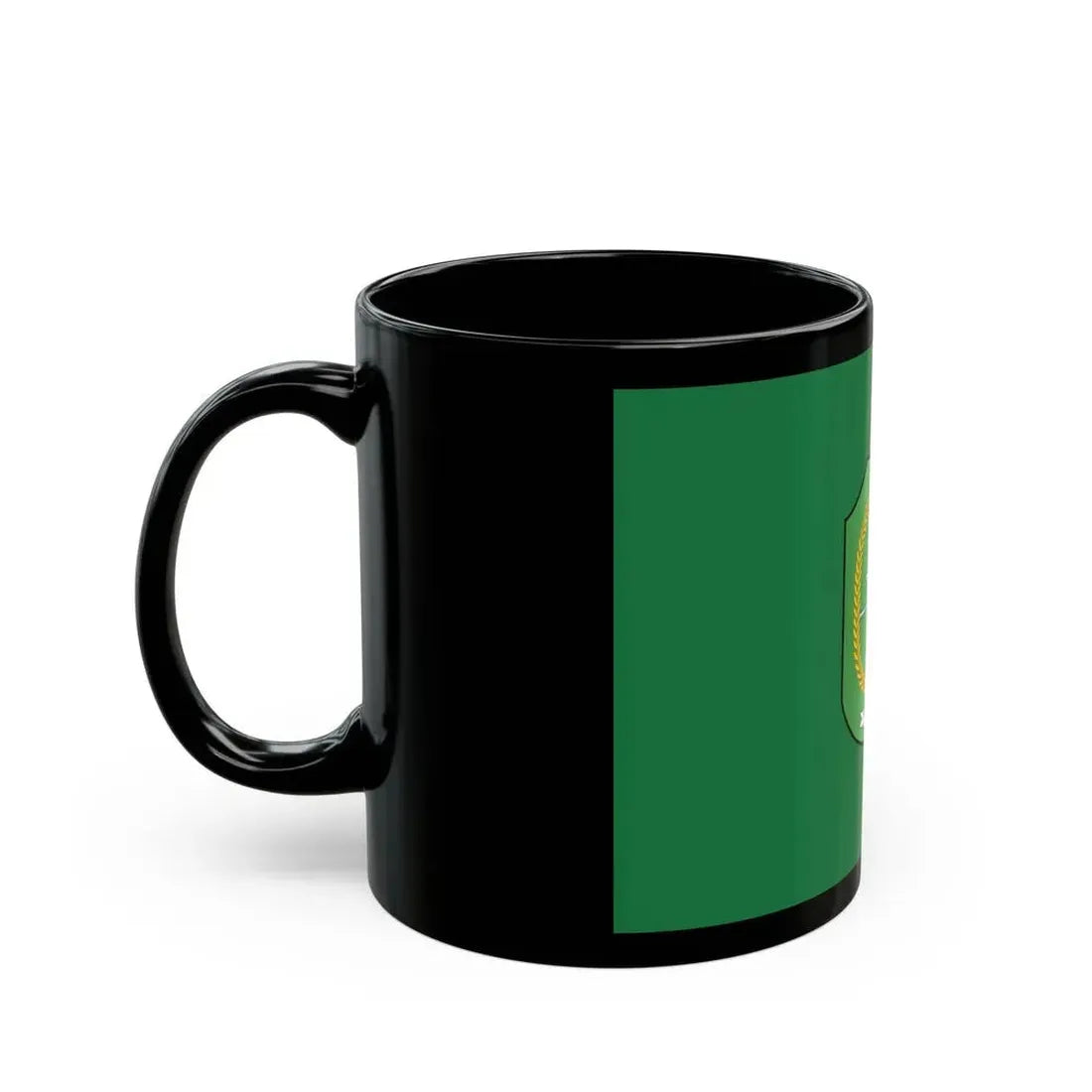Flag of West Kalimantan Indonesia - Black Coffee Mug - Go Mug Yourself