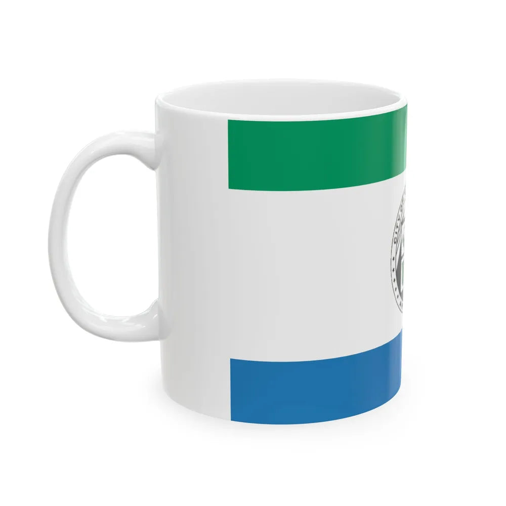 Flag of West Memphis Arkansas (United States) White Coffee Mug - Go Mug Yourself