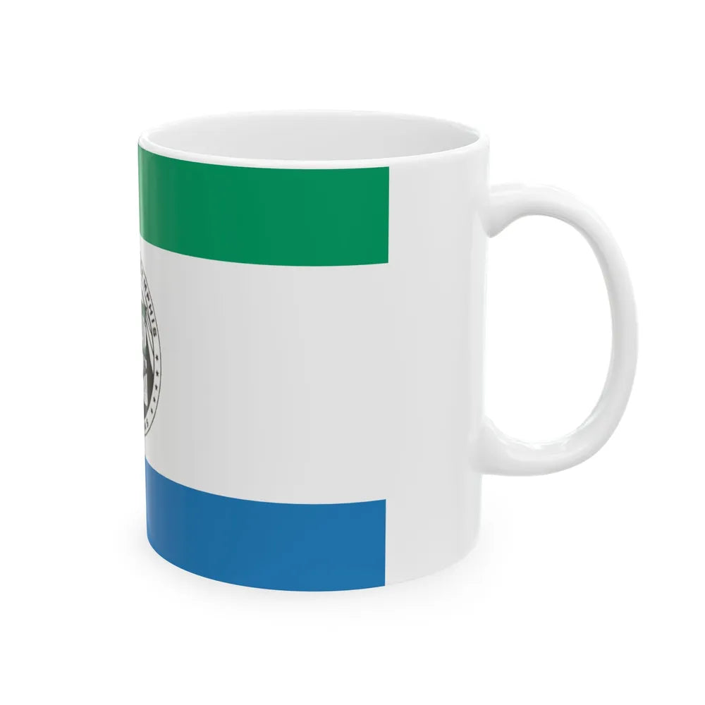 Flag of West Memphis Arkansas (United States) White Coffee Mug - Go Mug Yourself