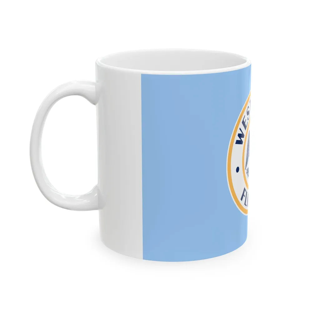 Flag of West Miami Florida (United States) White Coffee Mug - Go Mug Yourself