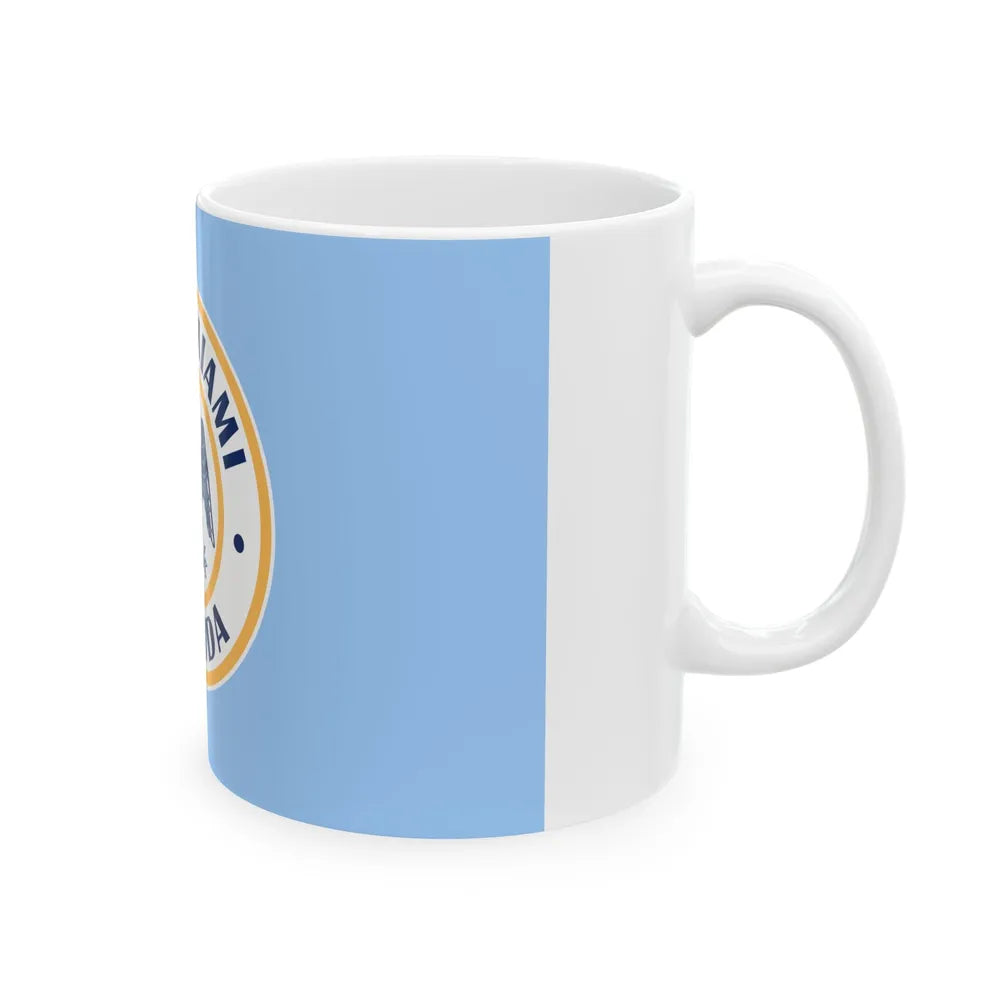 Flag of West Miami Florida (United States) White Coffee Mug - Go Mug Yourself