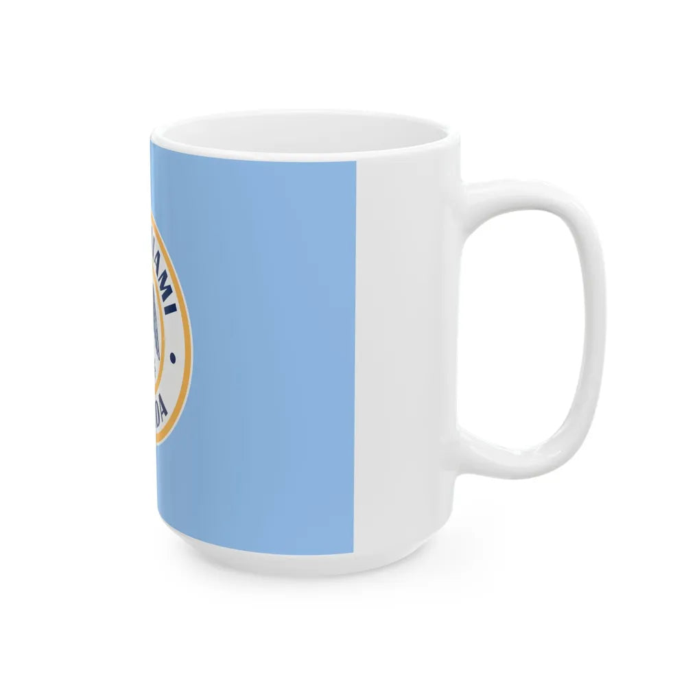 Flag of West Miami Florida (United States) White Coffee Mug - Go Mug Yourself