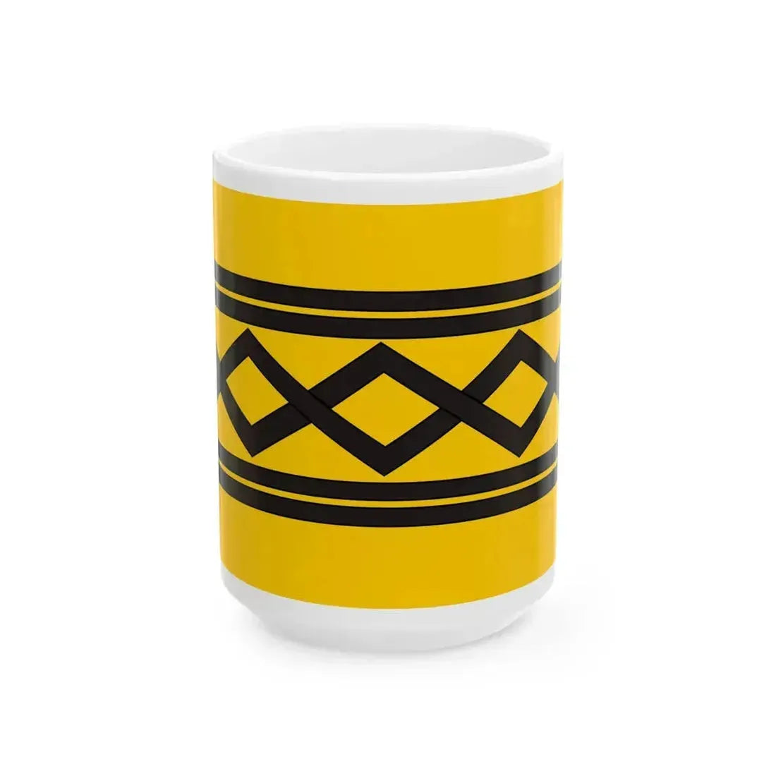 Flag of West Midlands County UK - White Coffee Mug 15oz - Go Mug Yourself