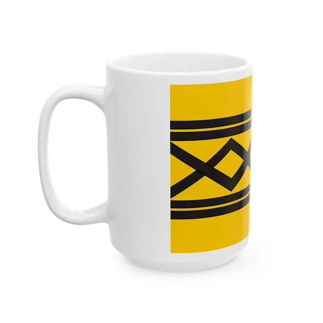 Flag of West Midlands County UK - White Coffee Mug - Go Mug Yourself