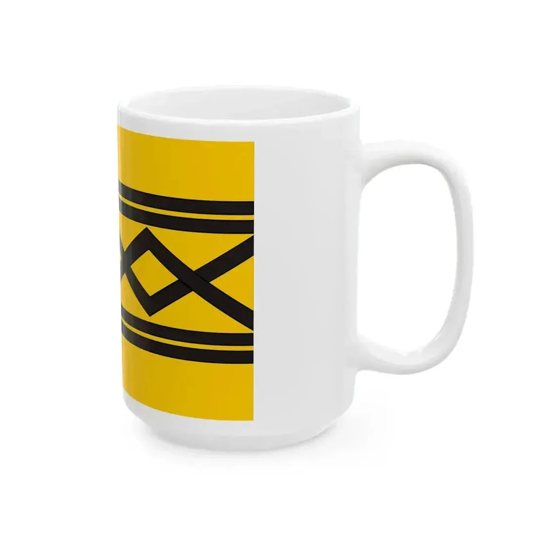 Flag of West Midlands County UK - White Coffee Mug - Go Mug Yourself