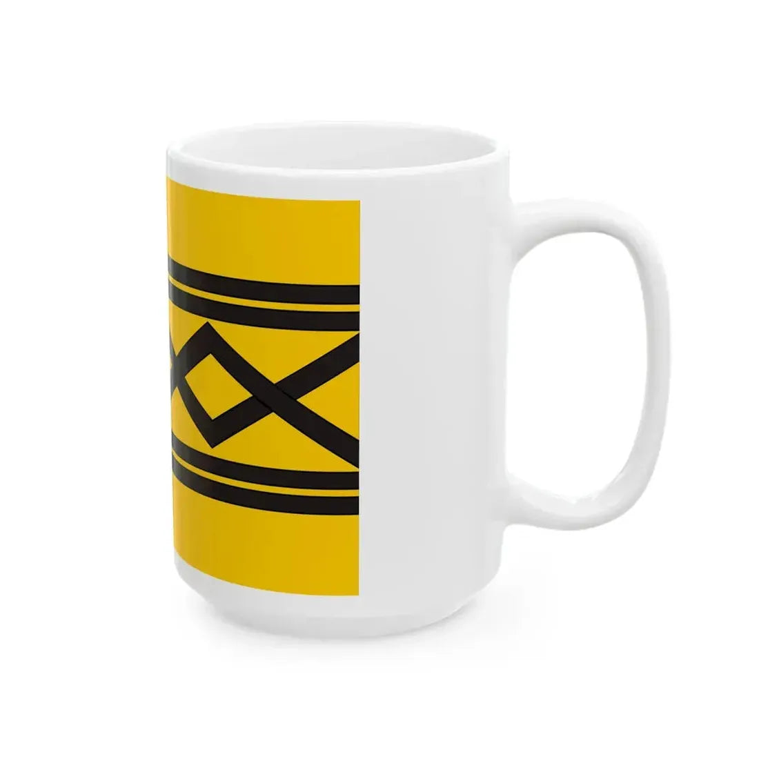 Flag of West Midlands County UK - White Coffee Mug - Go Mug Yourself