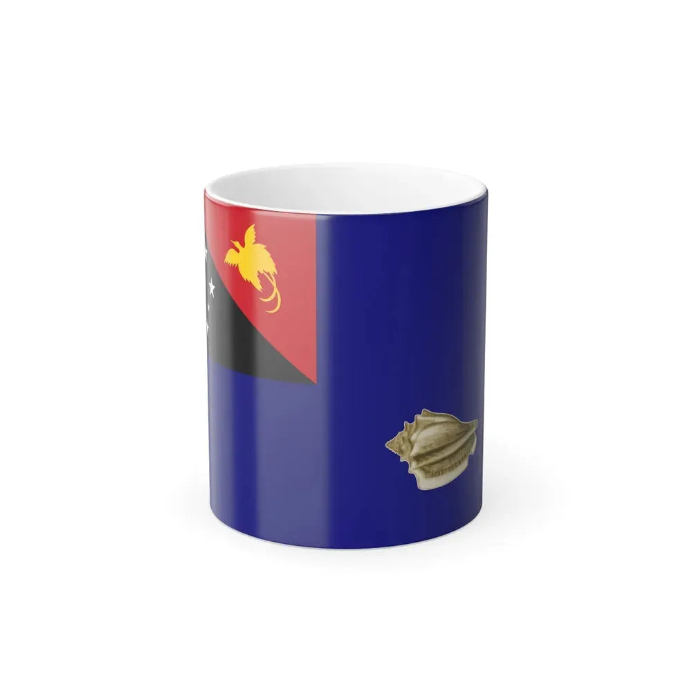 Flag of West New Britain Papa New Guinea - Color Changing Coffee Mug 11oz - Go Mug Yourself