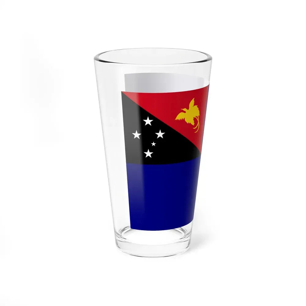 Flag of West New Britain Papa New Guinea - Pint Glass 16oz - Go Mug Yourself