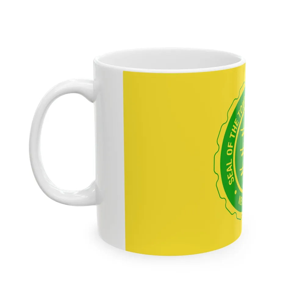 Flag of West Orange New Jersey (United States) White Coffee Mug - Go Mug Yourself