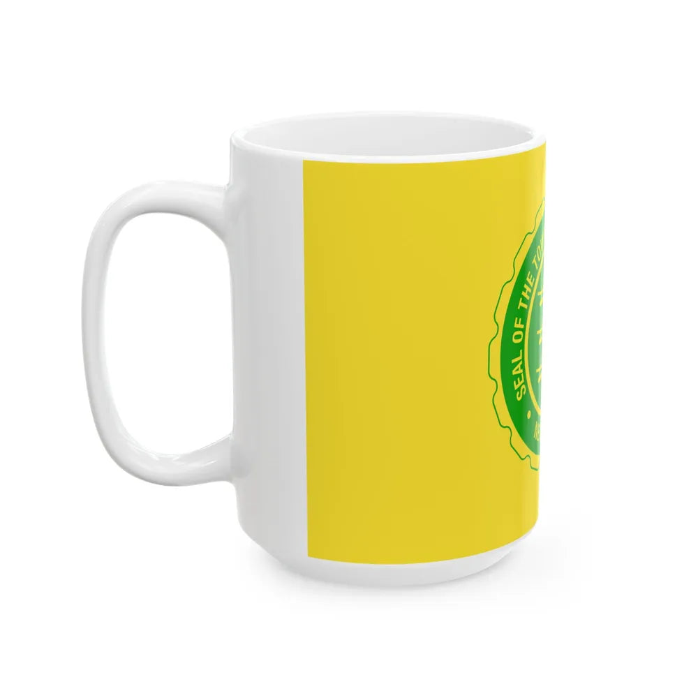 Flag of West Orange New Jersey (United States) White Coffee Mug - Go Mug Yourself