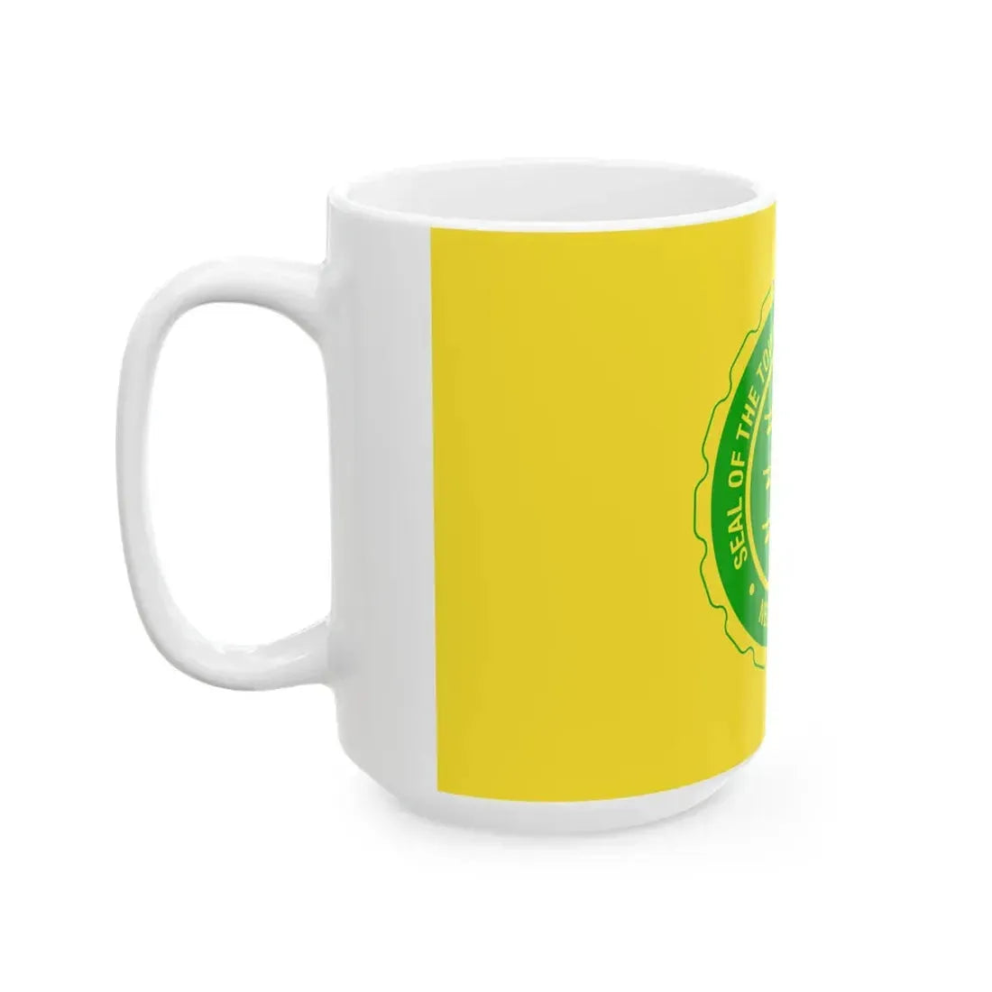 Flag of West Orange New Jersey (United States) White Coffee Mug - Go Mug Yourself