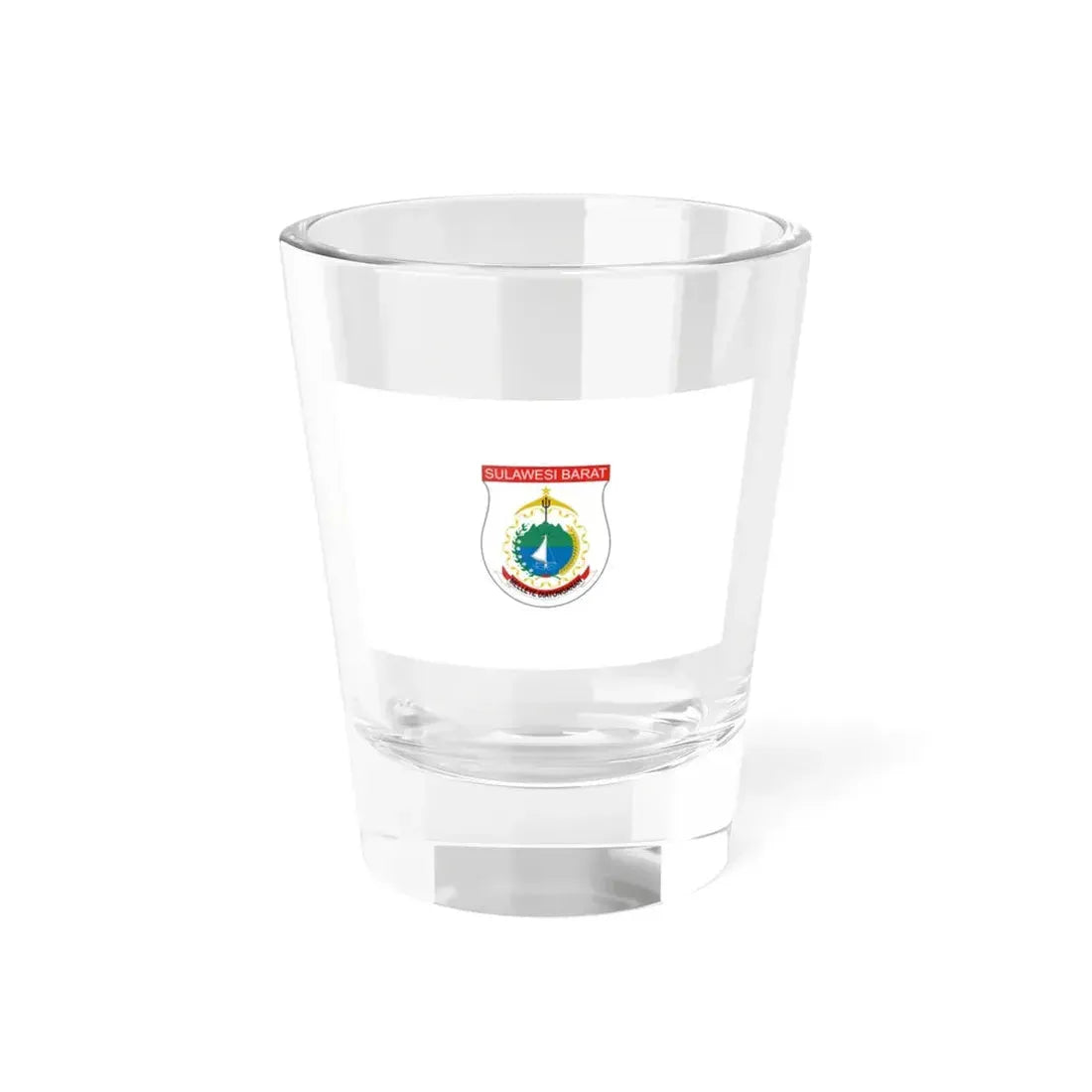 Flag of West Sulawesi Indonesia - Shot Glass 1.5oz 1.5oz - Go Mug Yourself