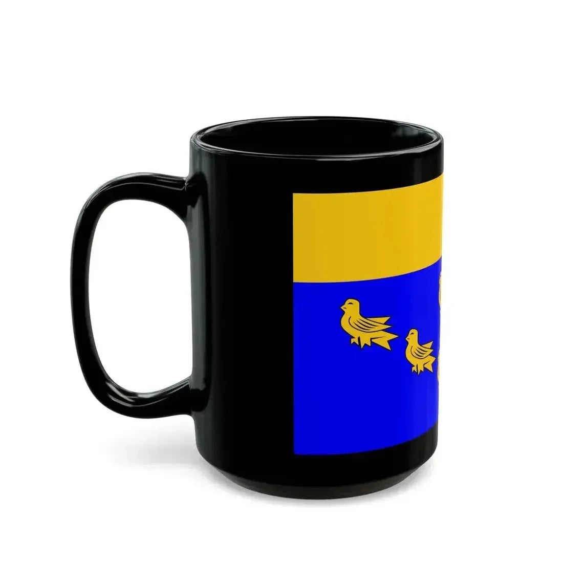 Flag of West Sussex UK - Black Coffee Mug - Go Mug Yourself