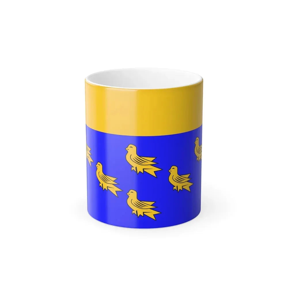 Flag of West Sussex UK - Color Changing Coffee Mug 11oz - Go Mug Yourself